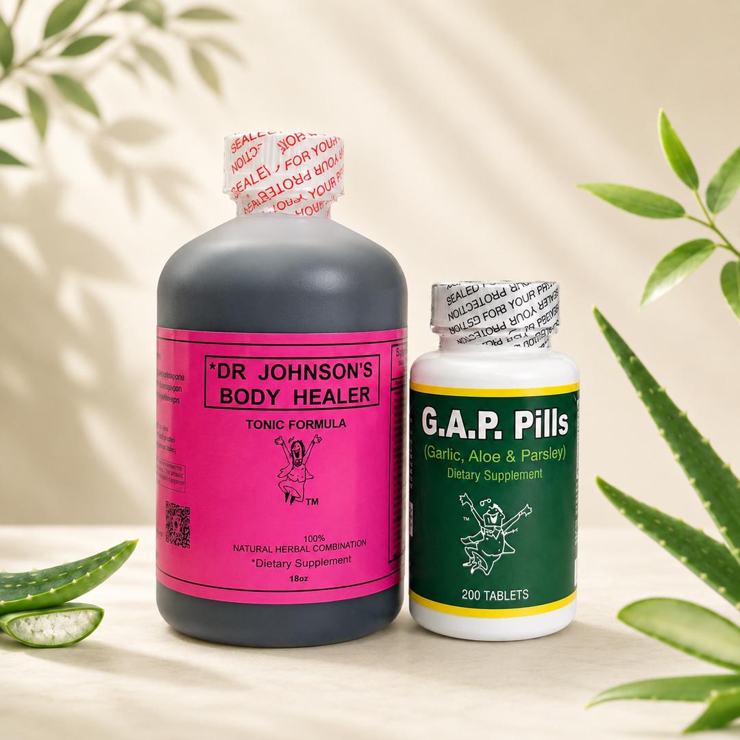 G.A.P. Pills 200 and Body Healer 18 oz Combination