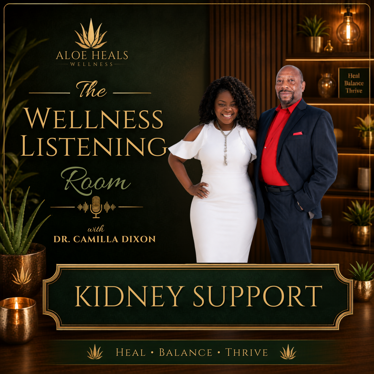 Aloe Heals Wellness Listening Room Kidney Support cover